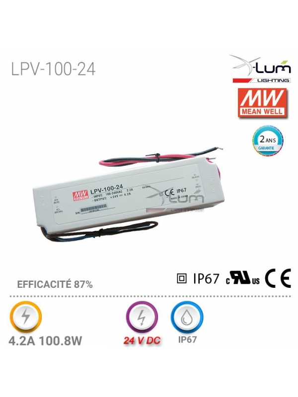 Distributeur Meanwell LPV-100-24