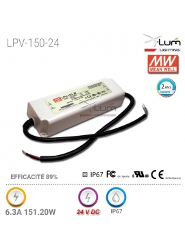 Fournisseur alimentation Meanwell LPV-150-24