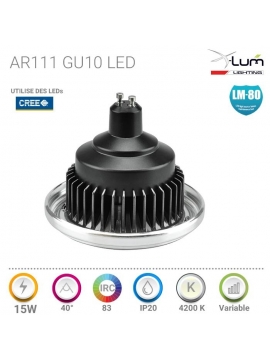 ampoule led ar111 dimmable GU10 pro