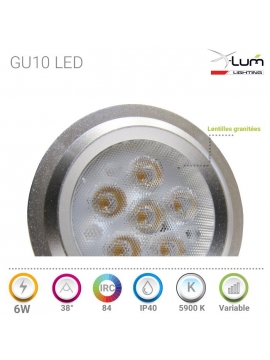 GU10 6W 6000K Pro X-Lum-Lighting