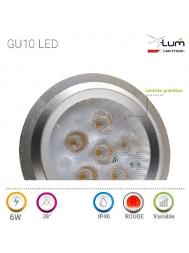 GU10 LED rouge Dimmable pro