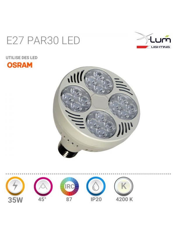 Ampoule E27 PAR30 Osram 35W 4200K