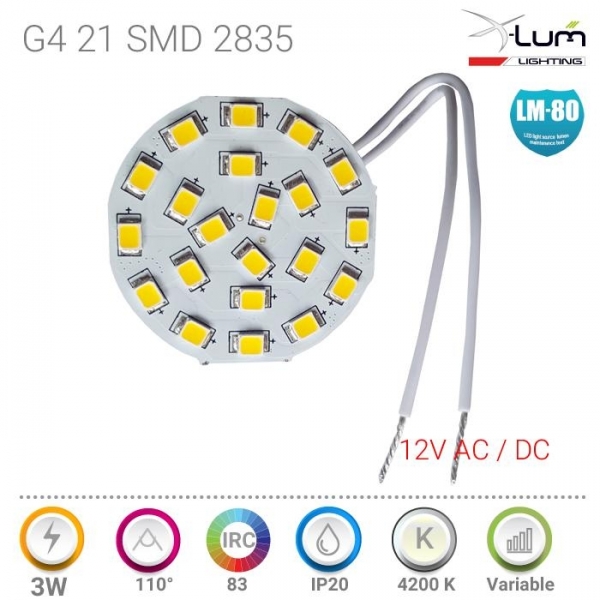 G4 LED 3W 4500K Pro