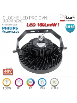 Cloche LED industrielle 150W 160Lm/W distributeur
