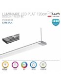 Luminaire 40W extra plat suspendre