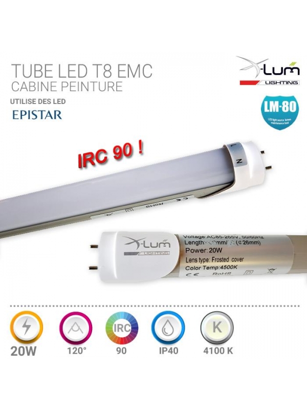Tube LED Professionnel 20W IRC90