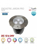 Spot LED jardin 9W Inox Pro