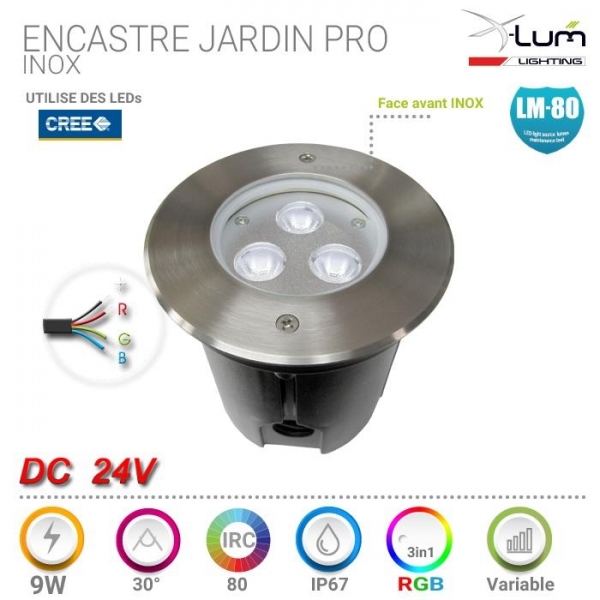 spot jardin professionnel LED X-Lum-Lighting