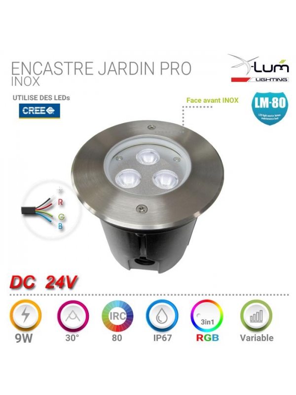 spot jardin professionnel LED X-Lum-Lighting