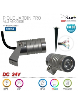 Piquet LED RGB jardin Pro X-Lum-Lighting