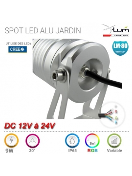 Spot Pique LED RGB jardin Pro X-Lum-Lighting