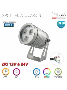 Spot Pique LED RGB jardin Pro X-Lum-Lighting