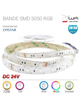 Bandeau LED 5050 72W RGB Pro X-Lum-Lighting