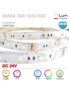 Bandeau LED 5050 72W RGB Pro X-Lum-Lighting