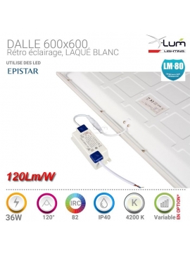 Panneau LED 36W retro éclairage X-Lum-Lighting