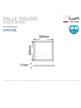 Panneau LED 300x300 24V neutre