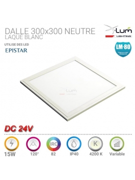 Panneau LED 300x300 24V neutre