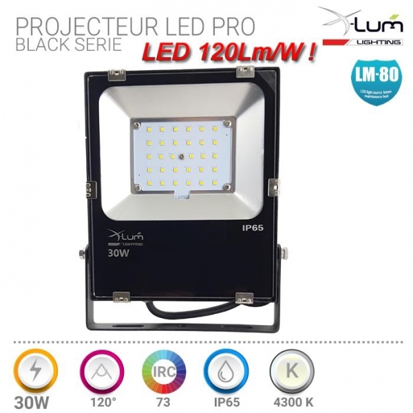 projecteur-led-30w-noir-avec-connecteur-direct-cable-presse-etoupe-ip65-2855-lumens-cct