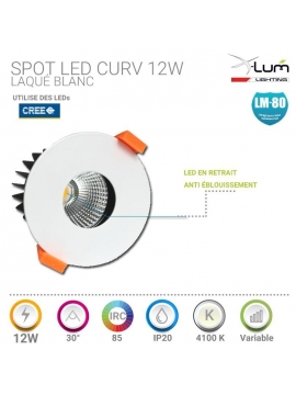 Spot LED encastré UGR 10 Distributeur X-Lum-Lighting