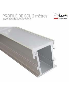 profilé alu LED encastré sol Distributeur X-Lum-Lighting