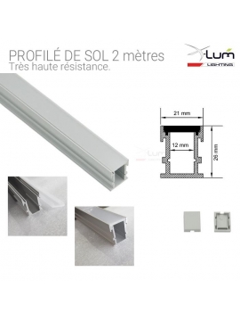 profilé alu LED encastré sol Distributeur X-Lum-Lighting