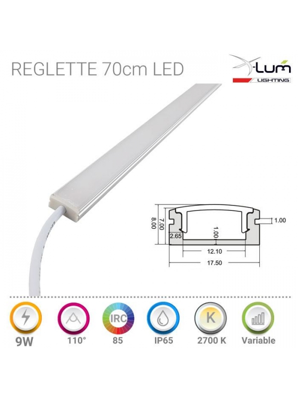 Réglette 24 leds 12V