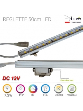 Réglette LED orientable cuisine Chaud 12v