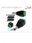 10 JACK MÂLE Dc5.5