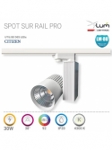 Spot LED rail 3 allumage 30W magasin