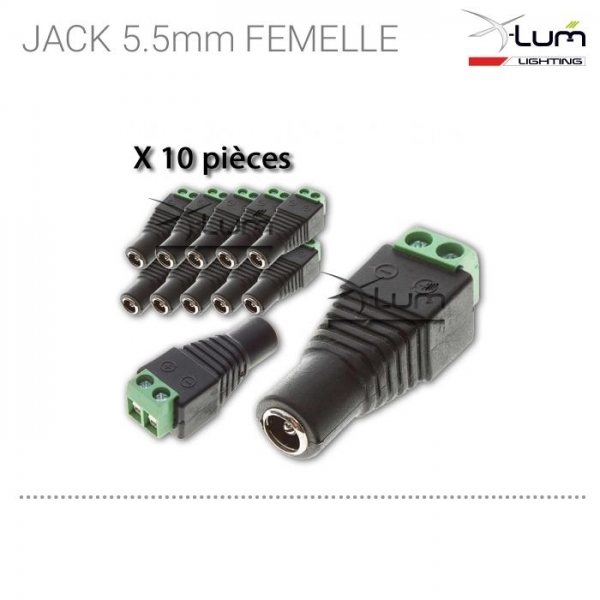 10 Jack DC 5.5 Femelle