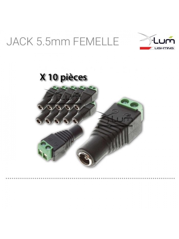 10 Jack DC 5.5 Femelle