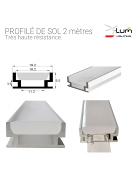 Profile alu encastre de sol