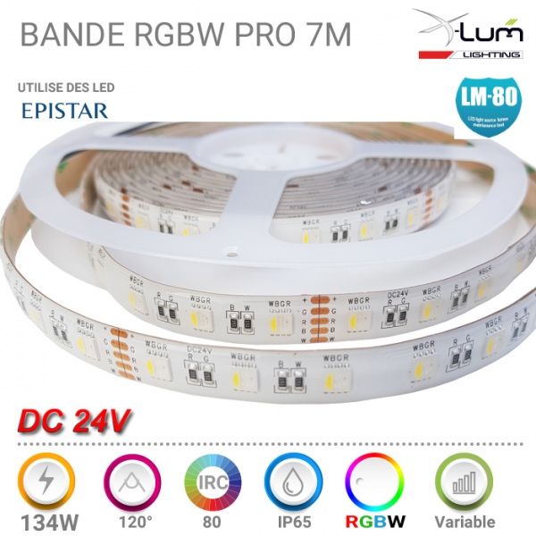 Bandeau LED RGBW Pro 7M X-Lum-Lighting Fournisseur