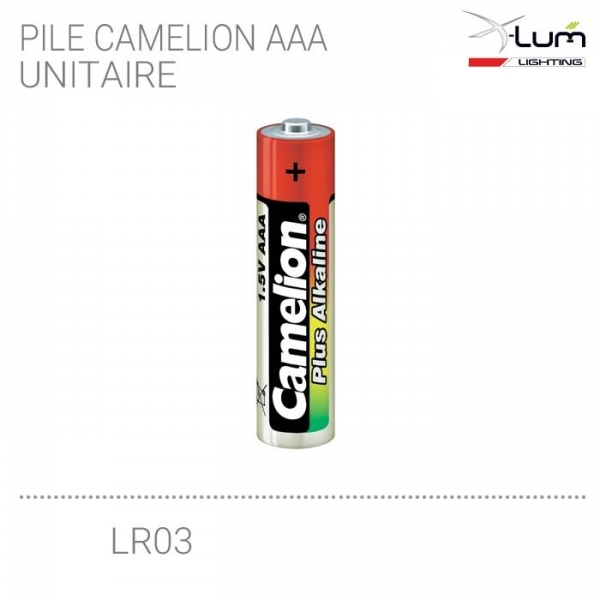 PILE ALCALINE AAA LR03 1V5 UNITAIRE