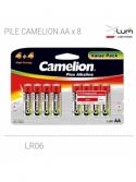 blister 8 piles AA LR06 Camelion Fournisseur