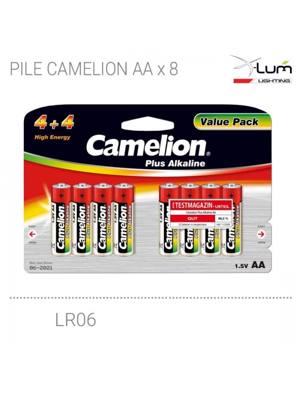 Thomson-Pack 8 piles alcalines LR06 AA 1,5 V - Pile & chargeur - LDLC