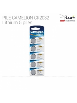 5 piles CR2032 Lithium camelion Fournisseur