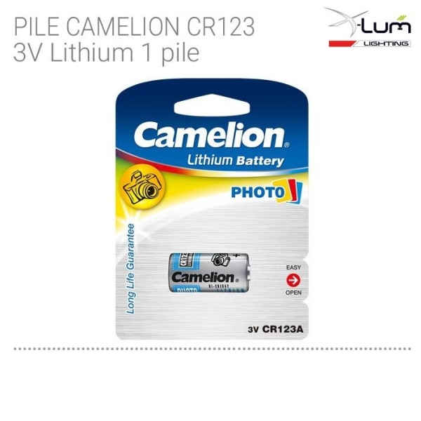 PILE CR123A 3V Lithium