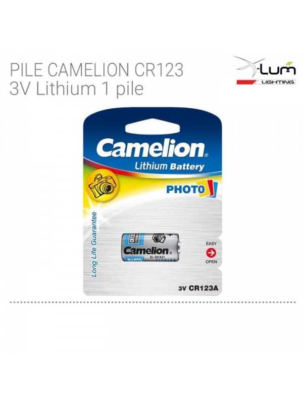 PILE CR123A 3V Lithium