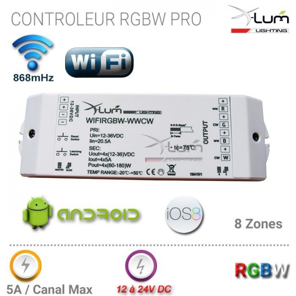 RGBW wifi contrôleur android Pro Led Eco First