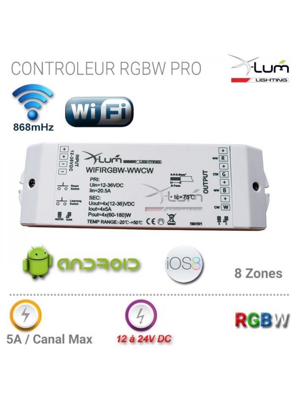 RGBW wifi contrôleur android Pro Led Eco First