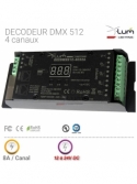 Décodeur dmx 512 pour ruban led rgb Pro