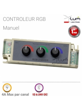 Contrôleur RGB potentiomètre manuel